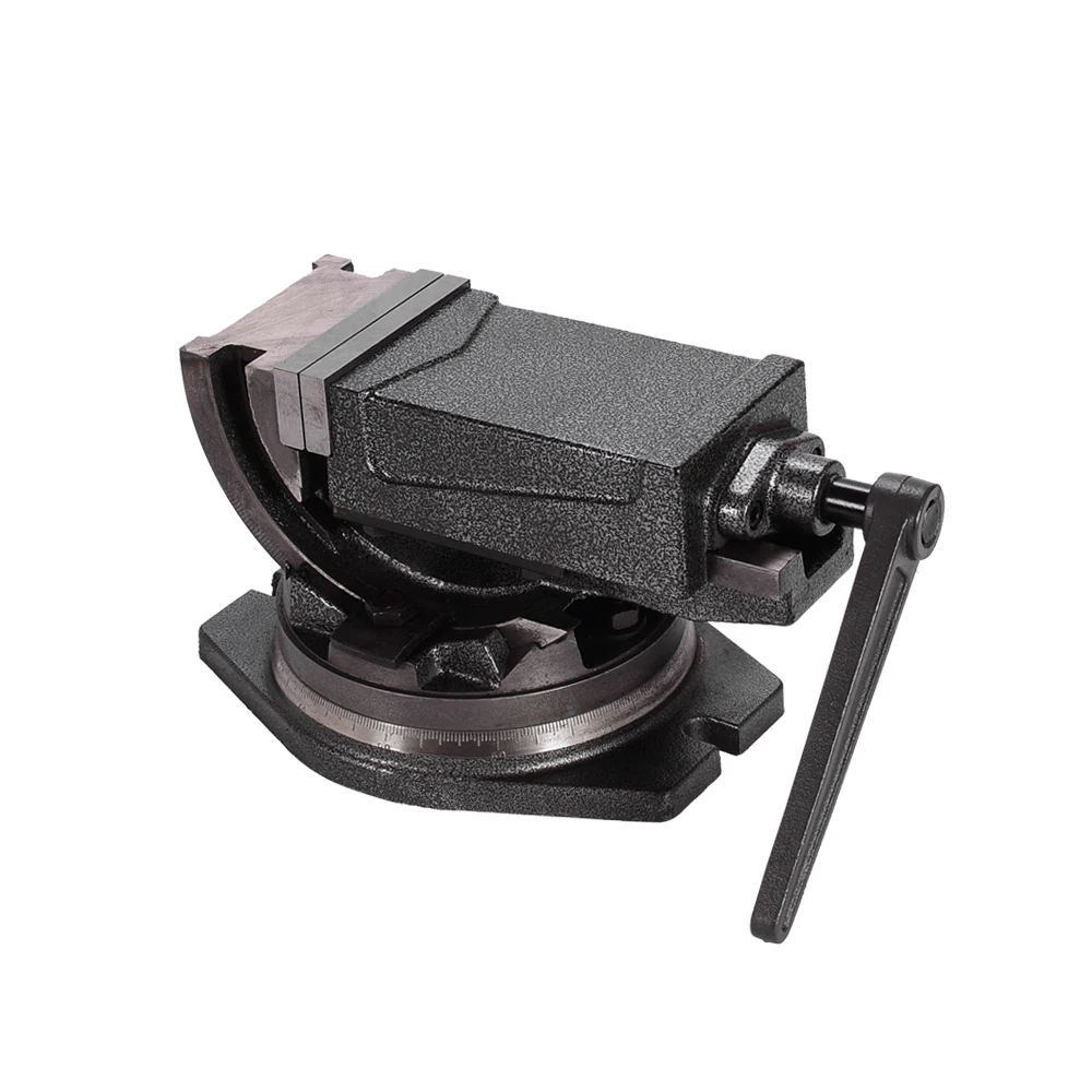 100MM Milling Machine Vise QHK100 Tilting Vice Swivel Base For Drilling Milling Machine 4