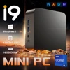 Mini PC Intel Core i9 Processor UHD Graphics Small Pocket Computer Windows 11 Mini PC WiFi6 1TB NVMe SSD Desktop Gaming Computer