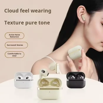 Auricolari Bluetooth wireless con cancellazione del rumore, batteria a lunga durata, comodi per lo sport, cuffie con audio di alta qualità e microfono