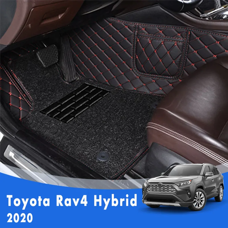 Per Toyota Rav4 Rav 4 Hybrid 2024 2023 2022 2021 2020 Luxury Double Layer Wire Loop Tappetini Per Auto Tappeti Interni Accessori