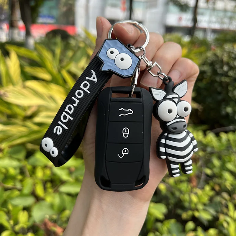 2 3 Buttons Silicone Car Key Case Cover Shell for Porsche Cayenne GTS 2004 2005 2006 2007 2008 2009 2010 2011 Fob Key Case key case key case cover car key shell remote control case cover