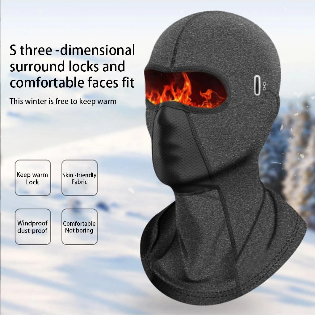

Winter Runnnig Scarf Comfortable Headwear Protection Cycling Grey