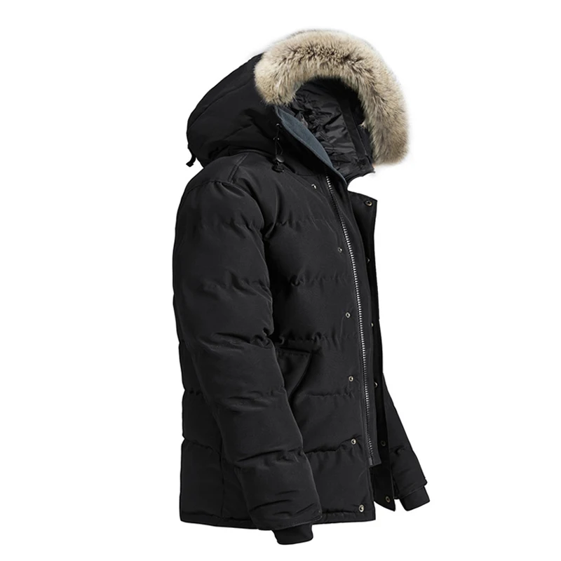 -30 C FIT Plus Thick Velvet Down & Parka coat 6XL 7XL 8XL  winter jacket men waterproof windproof chaquetas hombre 4