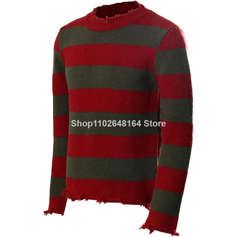 Men's Sweater Stripe Luxury Pullover Sweater Halloween Christmas Fantasy Clothing Knitting Nightmare