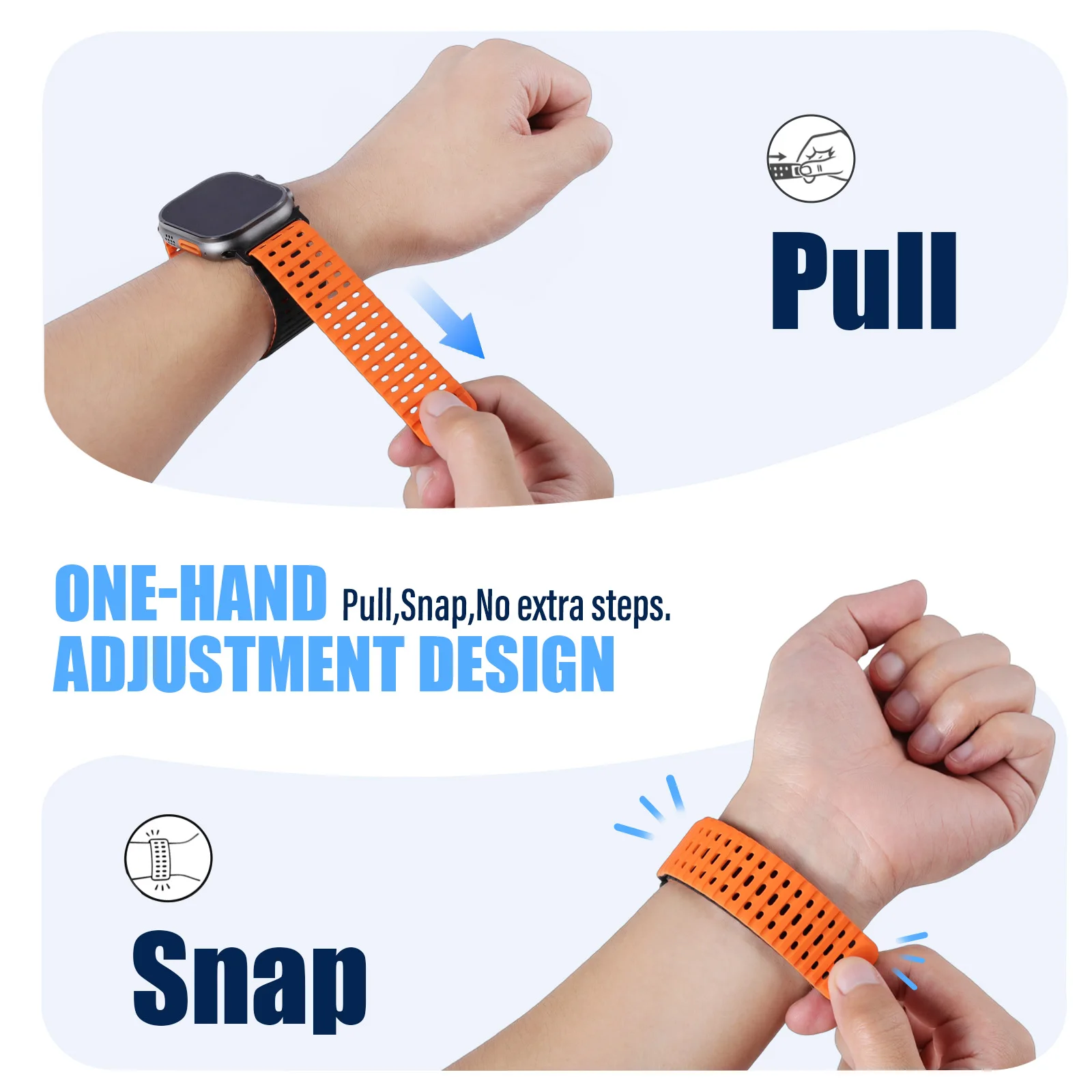 Magnetic Silicone Strap
