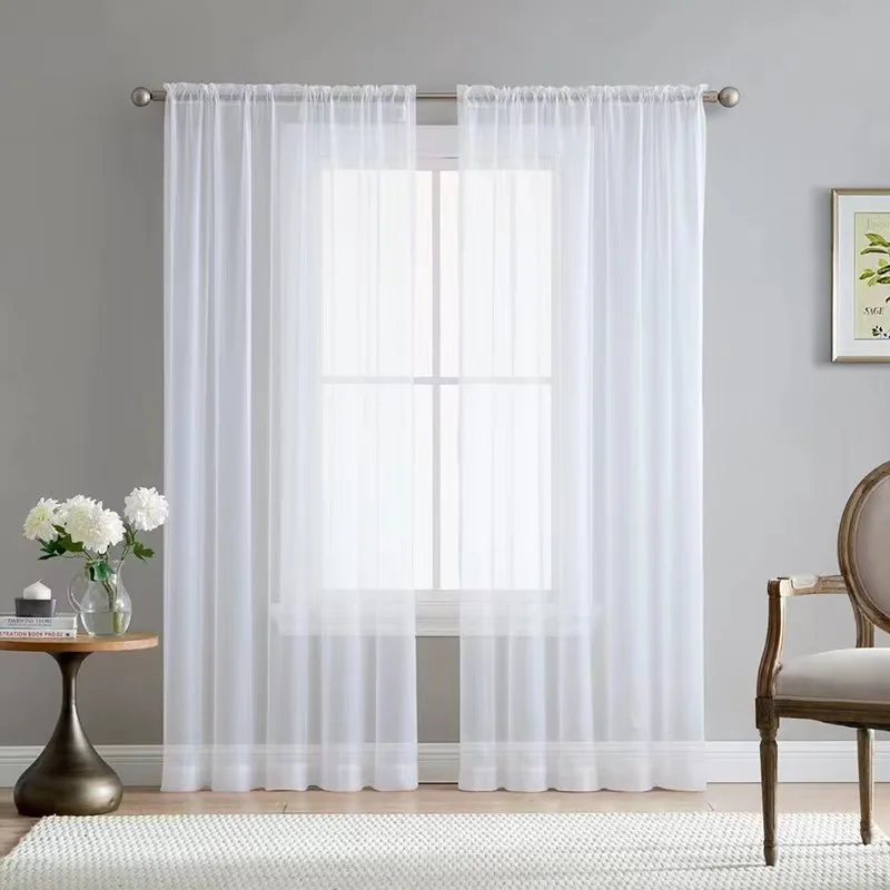 Sheer Window Curtains 1 Panel