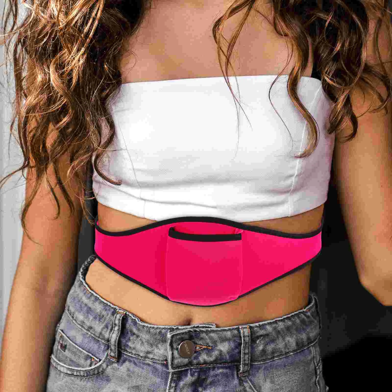 Mic Holder Pack Running Waist Bag Adjustable Fitness Trainers Mic Belt Gym Aerobics Portable Microphone Carrying Bag Sport Bags 3