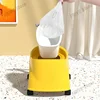 Baby Car Shaped Toilet Portable Non-slip Baby Potty Toddler Training Toilet with Rollers Multifunctional Toilet Children's Gifts 4