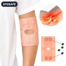 

Silicone Gel Magnetotherapy Elbow Compression Brace Support Sleeve for Joint Pain Relief,Tendonitis,Golf Elbow,Tennis Elbow Pads