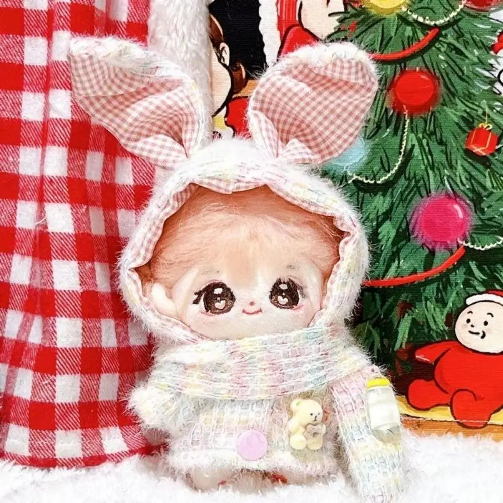 10CM Size 10cm Cotton Doll Clothes Cartoon Design Miniature Clothes Cotton Doll's Clothes Soft Cotton Material Doll Clothes