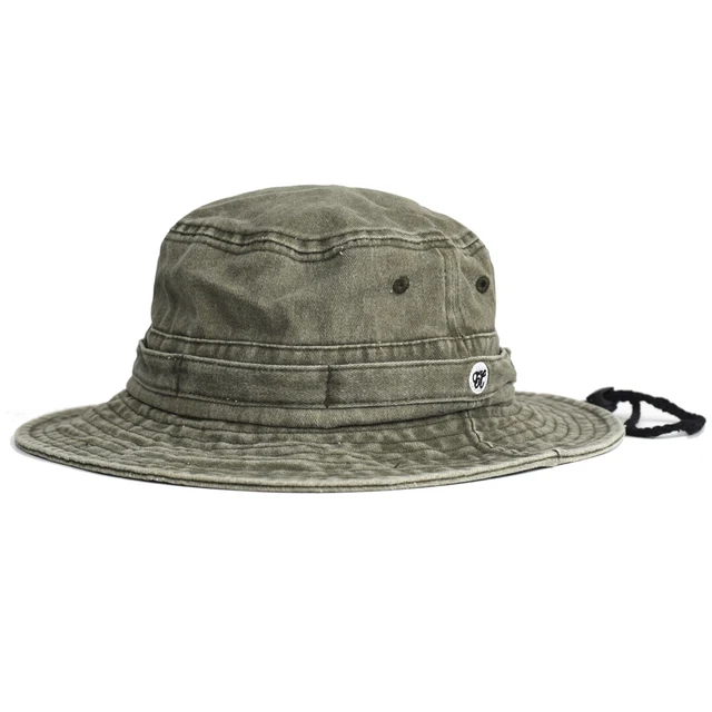 Washed Cotton Bucket Hats Spring Summer Men Women Panama Hat Fishing Hunting Cap Sun Protection Caps Outdoor Sun Hat 2