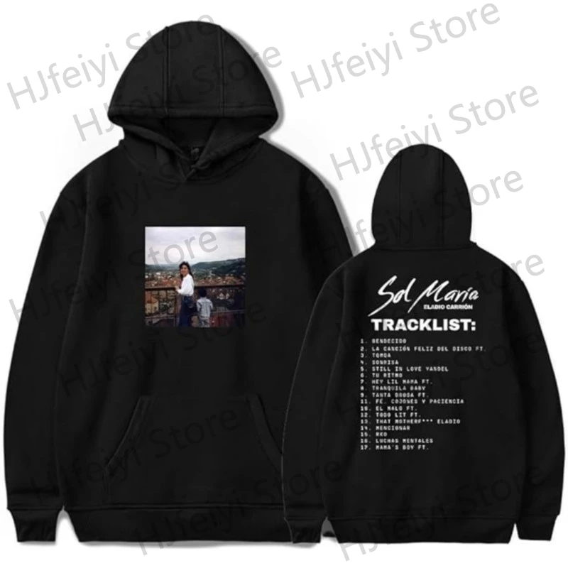 

Eladio Carrion Tracklist Sol Maria Album Long Sleeve Hoodies Merch Winter For Men/Women Unisex Casuals Sweatshirt Streetwear