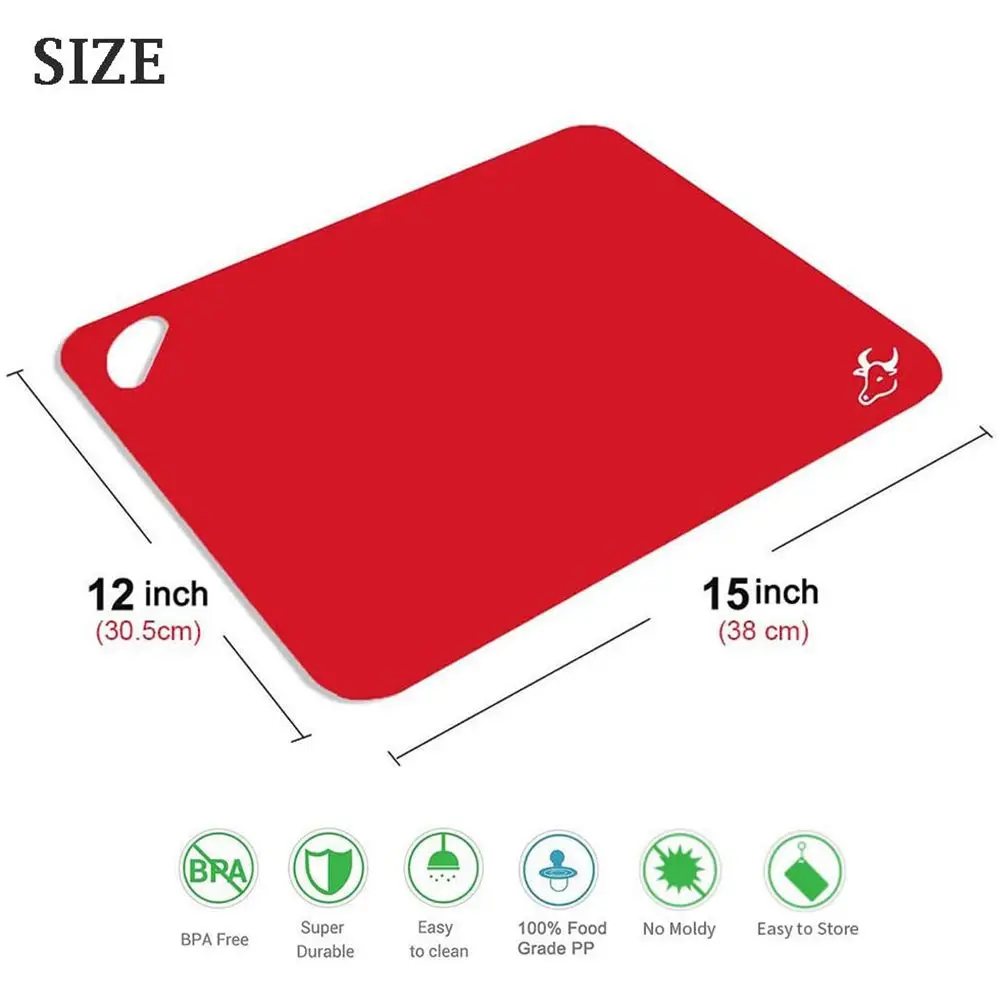 Flexible Skidproof Kitchens Tool Household Products Chopping Board Non-slip Plastic Cutting Boards Classification