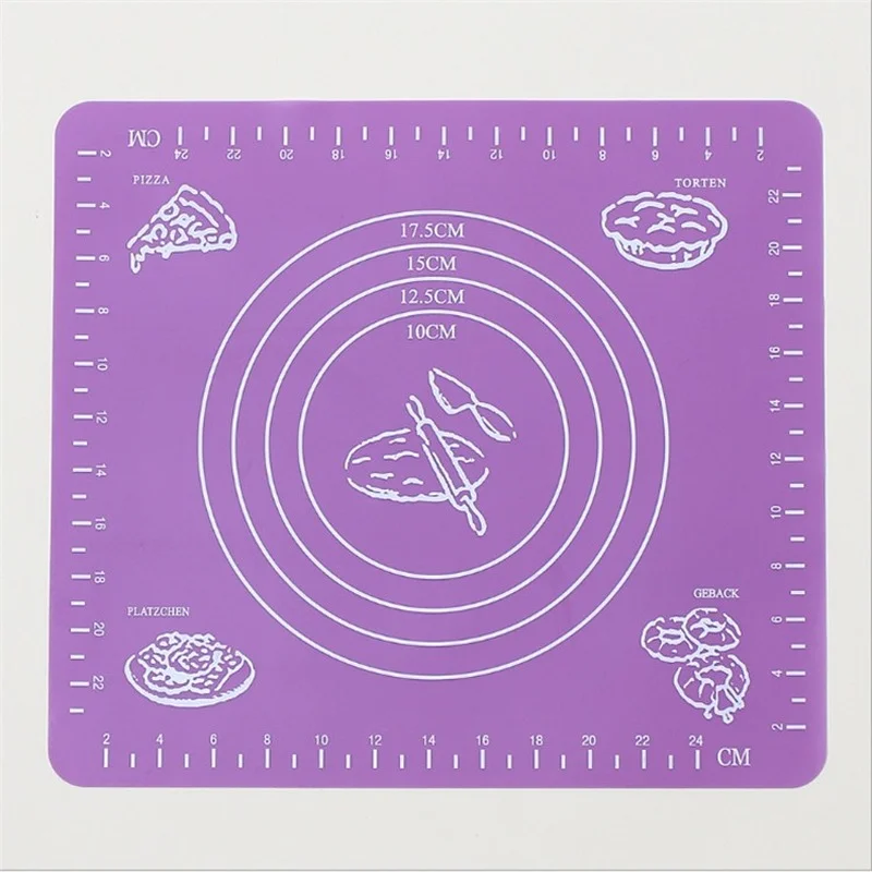 Silicone Non-Stick Rolling Dough Liner Pad Pastry Cake Bakeware Paste Flour Table Sheet Kitchen tools silicone baking mat