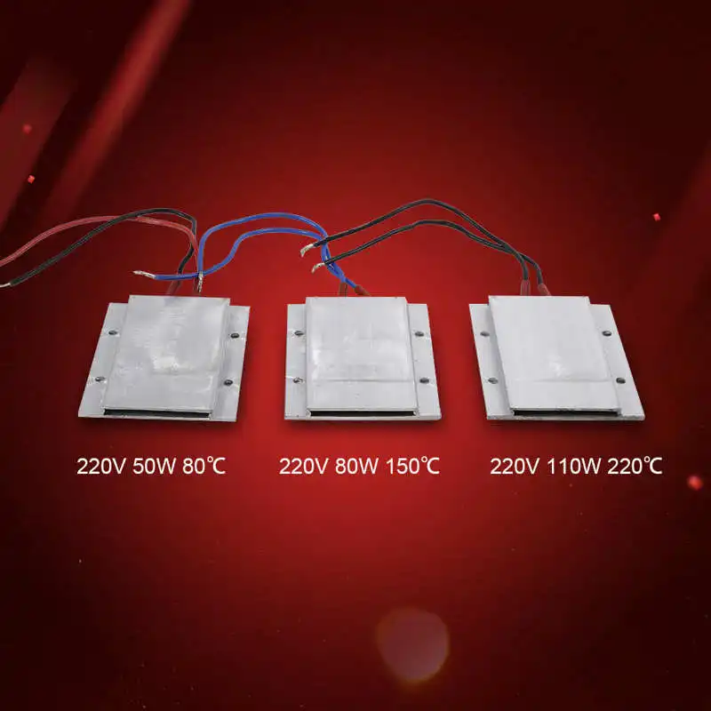 1pc Constant Temperature PTC Heating Thermostat Heater Plate 220V 50W 80W 110W Heating