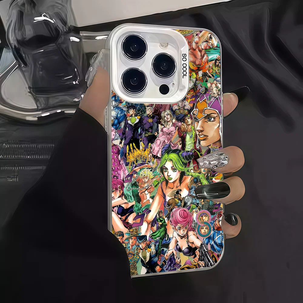 Anime Gyro Zeppeli JoJo Protective Phone Case with Vibrant IMD Design