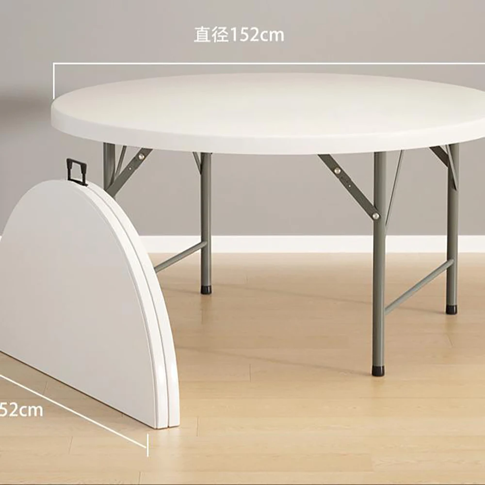 

China wholesale cheap plastic dining round folding tables and chairs for events