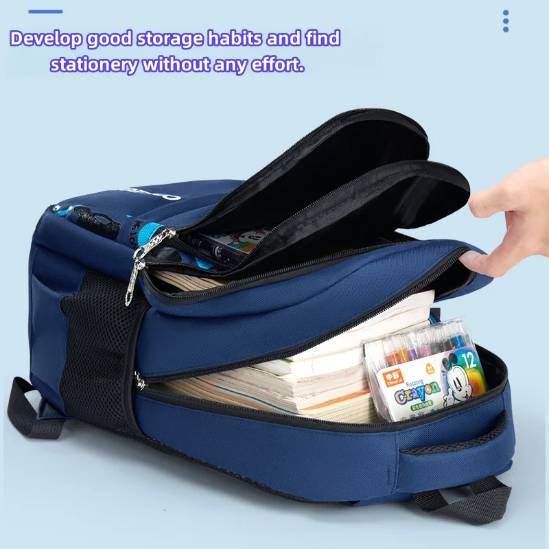 Children's Waterproof Schoolbag. Large Capacity, Good Feel, and Waterproof Function. Suitable for Teenage Boys/Girls. Breathable - 3