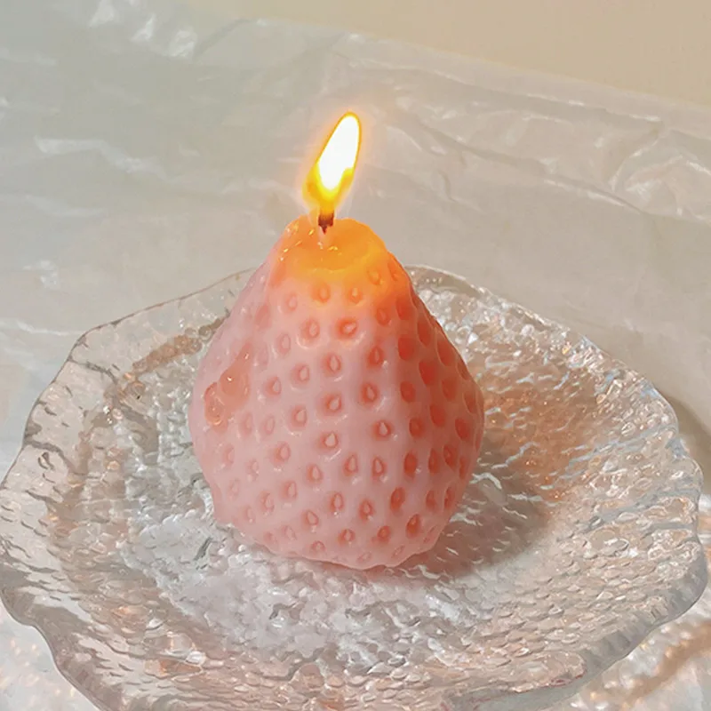 smNovice Sexy Strawberry Low Temperature Candles40Du Aromatherapy Wax Drip Couple Flirting Adult Sex Training Props