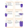 6 Pcs Bathroom Set Set Accessories Plastic Lotion Bath Accessory Luxury Bath Bathroom Products Bathroom for Vanity 4
