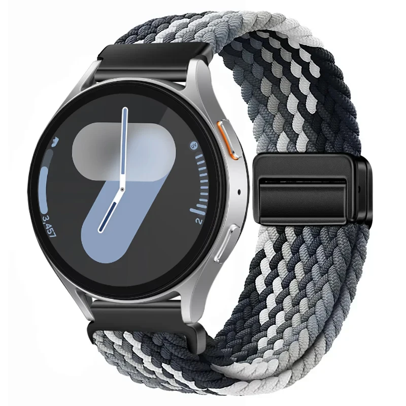 Braided Nylon Magnetic Bracelet Strap - 20mm/22mm