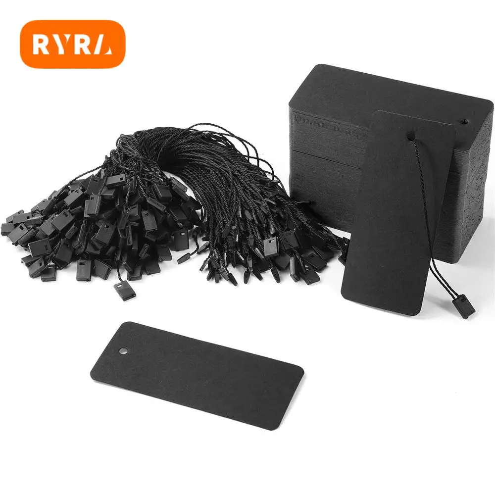 

Простые этикетки для одежды в пакетах из полипропилена, карточки из крафт-бумаги, устойчивые к взрывам аксессуары для одежды в минималистском стиле