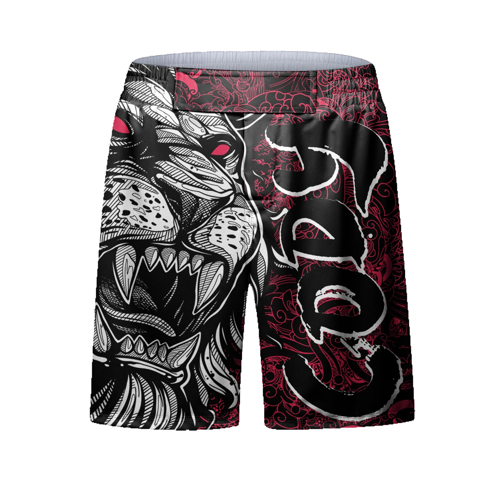 Cody Lundin Men Customized Fighting Grappling Shorts Animal Printed Jiu Jitsu kickboxing MMA shorts Lightweight Muay Thai Shorts 2