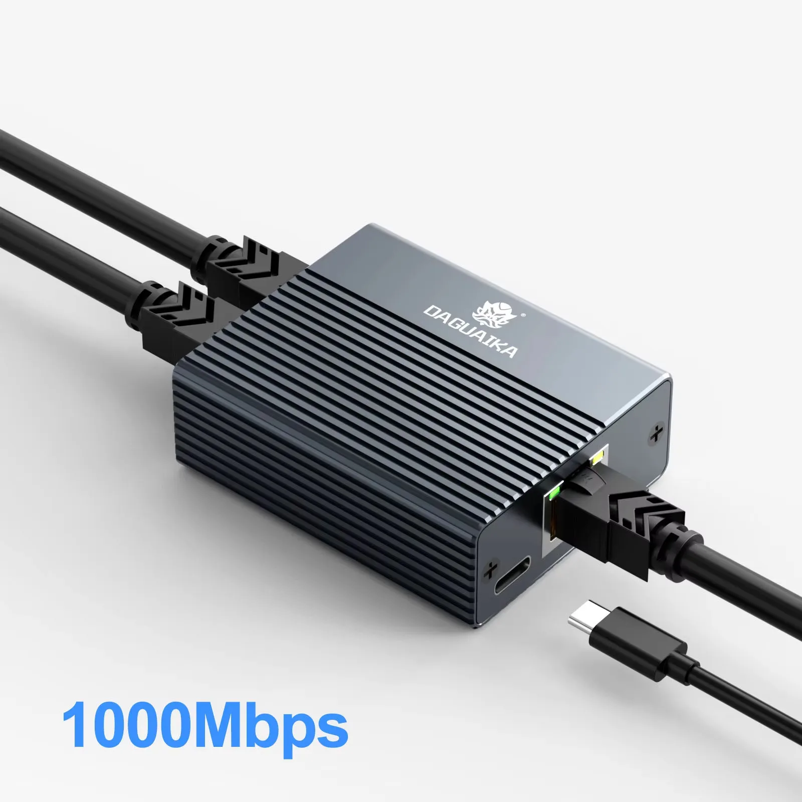 High-Speed RJ45 Ethernet Splitter Adapter - Multi-Port Gigabit Network Extender