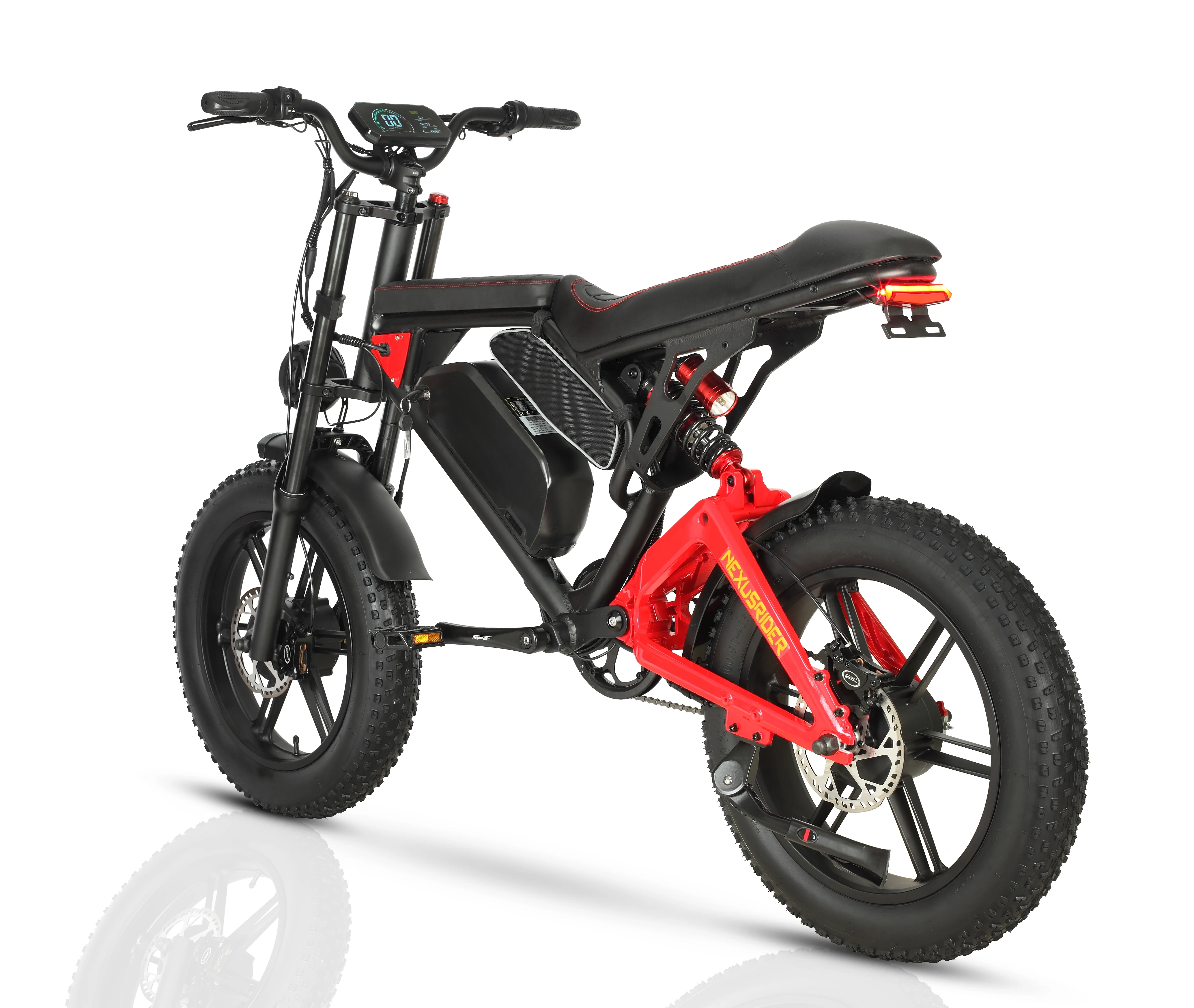 ( US Stock )Nexusrider ThunderStrike 48V 22.4Ah 2000W Dual Motor Oil Brake, Hydralic Disc Brake Ebike/Electric Bicycle