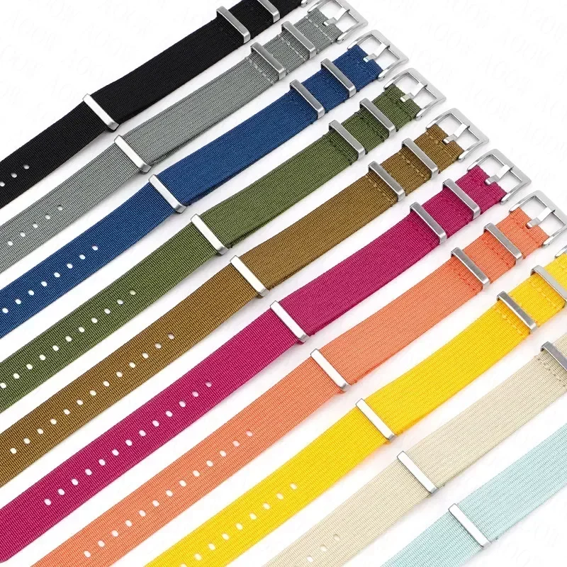 Universal Waterproof Nylon Strap - Sport & Military Watch Band