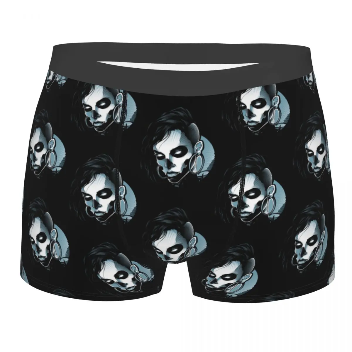 La Muerte - Sugar Skull Lady Underpants Breathbale Panties Male Underwear Print Shorts Boxer Briefs