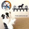 Metal Iron Art Pet Dog Hanger 5 Hooks Coat Key Lead Leash Wall Rack Holder Organizer Towel Rack Organizer Storage rack hook 1