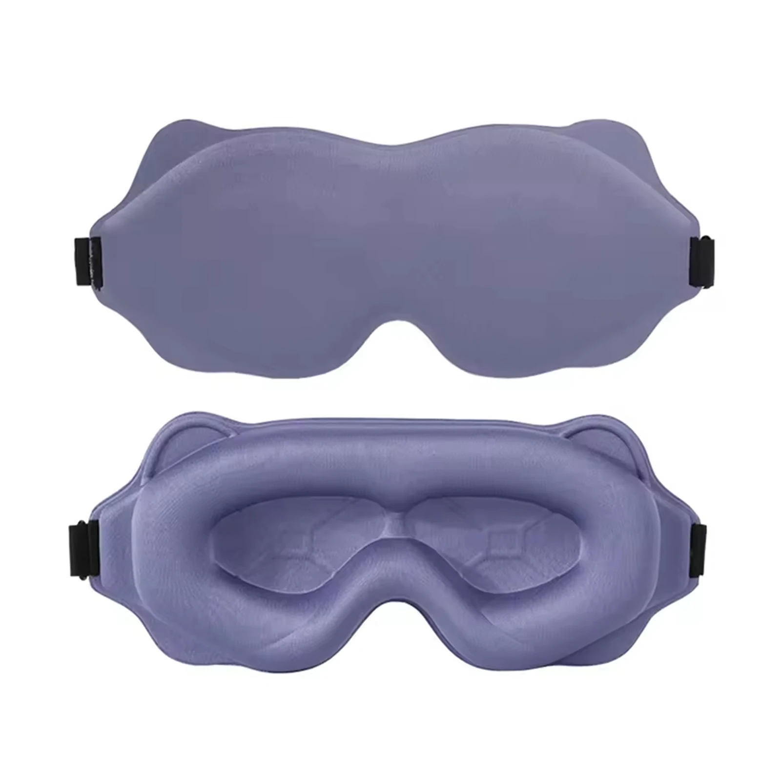 3D Contoured Memory Foam Sleep Mask - Ultra-Comfort & Light Blocking for Relaxation and Travel