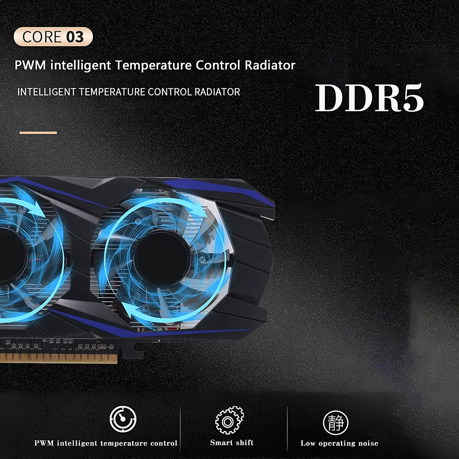 Novas Placas Gráficas Gtx1050ti Ddr5 Jogos de Vídeo 1gb Refrigerador de Mineração com Hdmi-compatível Dvi Vga hd Interfaces Duplo Ventilador 1080 para pc - Imagem 3