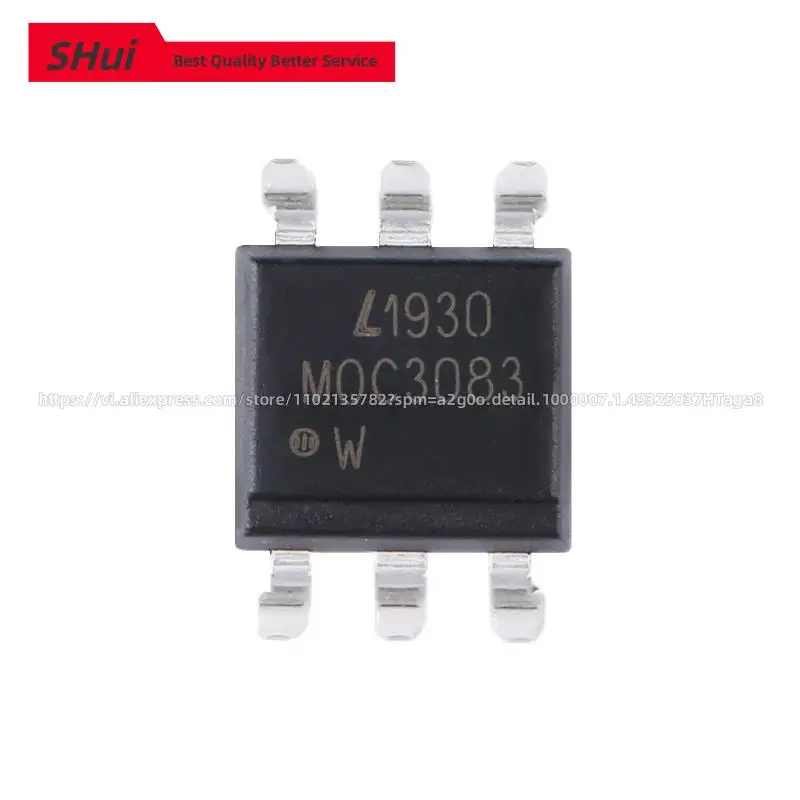 

10PCS New Original MOC3083 MOC3083S-TA1 SMD-6 Triac output optocoupler