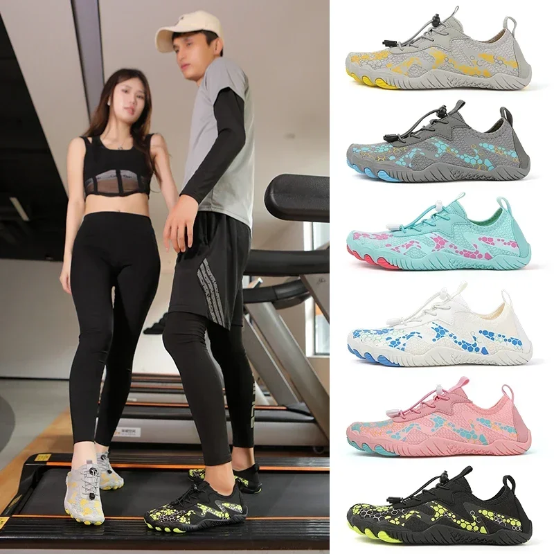 Aqua Shoes Trail Running Barefoot Runner Walking Sneakers Wide Toe Barefoot Sports Cross Trainers Zero Drop Shoes, Water Shoes