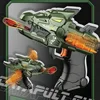 Dinosaur Soft Bullet Gun Saucer Ejection Unpowered Catapult Gun Outdoor Shooting Competition Game Kid Interactive Toy Party Gift 5