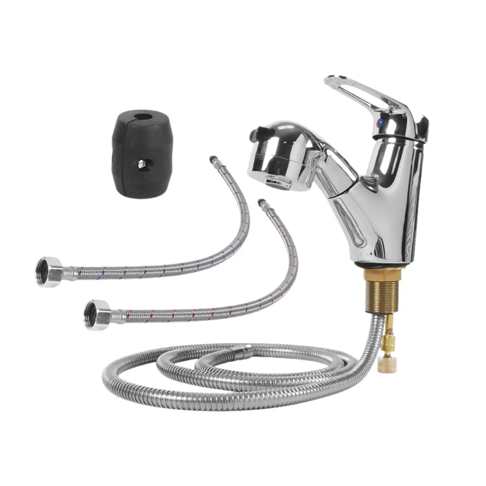 RV 욕실 수도꼭지, 사용하기 쉬운 샤워 스프레이 실버, 모터홈 Rvs