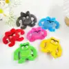 Wholesale 24pcs/lot 10cm Cute Color Monster Plush Toys Keyring Stuffed Dolls Pendants Key Chain for Children Gifts 6