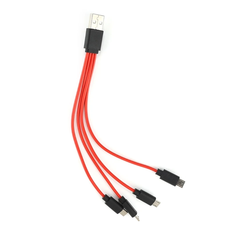 마이크로 USB 케이블 4 in 1 충전 케이블 마이크로 USB 어댑터 케이블 데이터 동기화 안드로이드 폰용 마이크로 USB 분할 충전 코드
