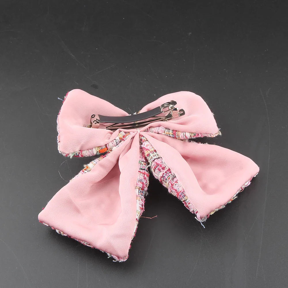 New Fashion Color Fabric Pearl Rhinrhinedhair Clip Bracelet Set Ladies Street Photo Highlights Hair Clip474 3