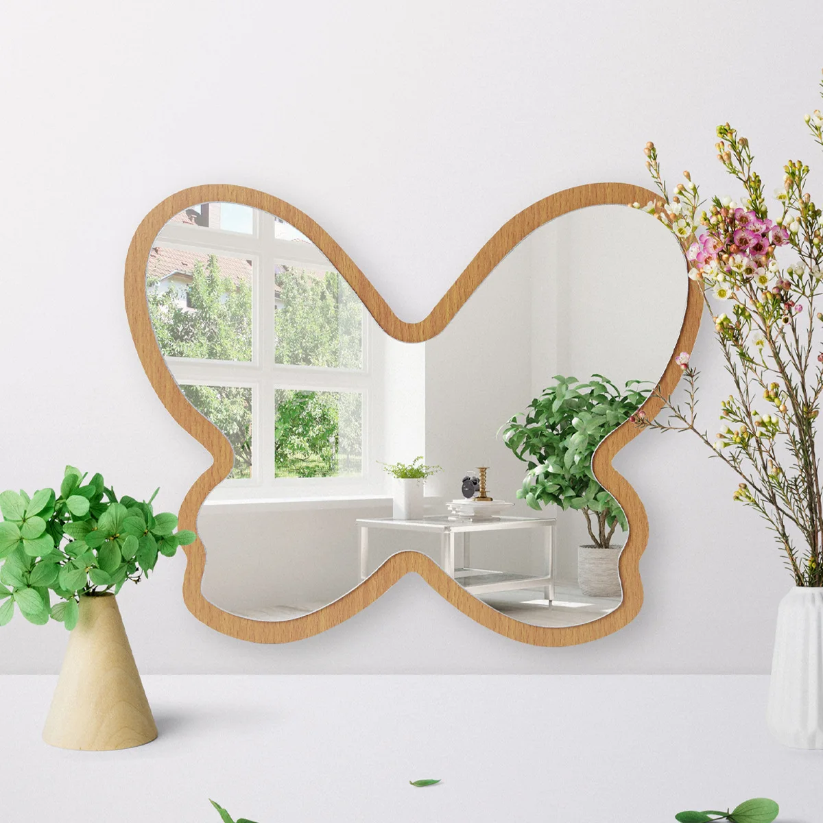 Children Cartoon Decorative Mirror Bathroom Baby Room Rabbit Star deer  Acrylic Mirror Frame Creative Home Art Wall Decorations - AliExpress