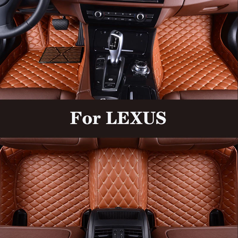 Full Surround Custom Leather Car Floor Mat For Lexus Lx570(5seat) Rx270