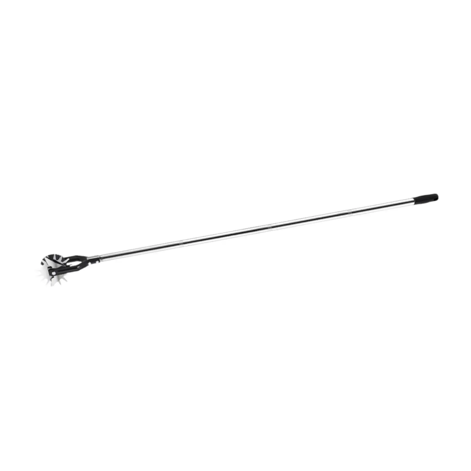 Manual Lawn Edger Yard 3 Sections Rod Grass Edger Wheel Rotary Edger for Backyard Landscaping Courtyards Driveways Flower Beds 3