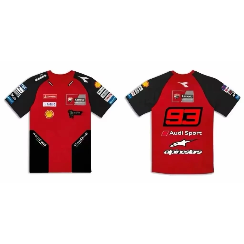 Men's and Women's Limited Edition Outdoor Sports Marc M &Iacute; Rquez Salute Design 3D printing Leisure Retro Racing T-shirt men t shirts