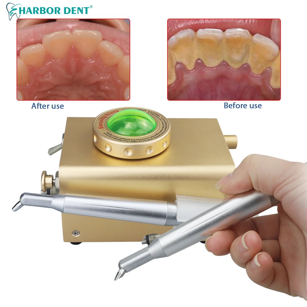 Dental Lab Cleaning Air Water Prophy Polishing Sandblasting Machine