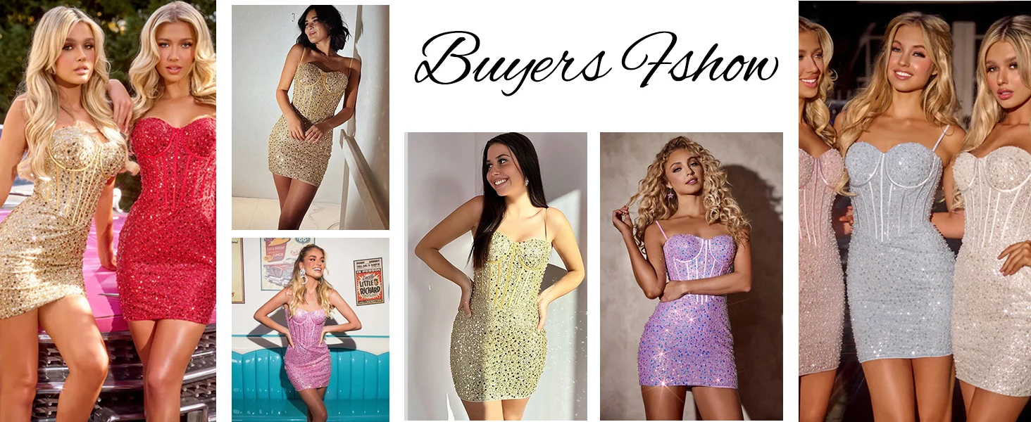 funkelndes Homecoming-Kleid