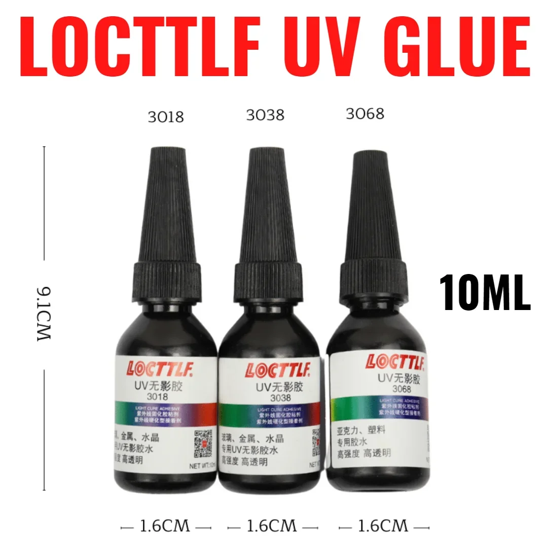 플라스틱 투명 소프트 UV 그림자 없는 접착제, 유리 커피 테이블, 크리스탈 수공예, 10ml