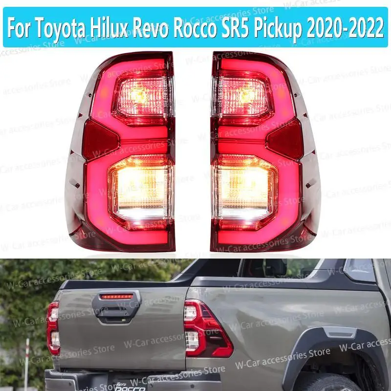 LEDTailLampForToyotaHiluxRevoRoccoSR5Pickup20202022Rear