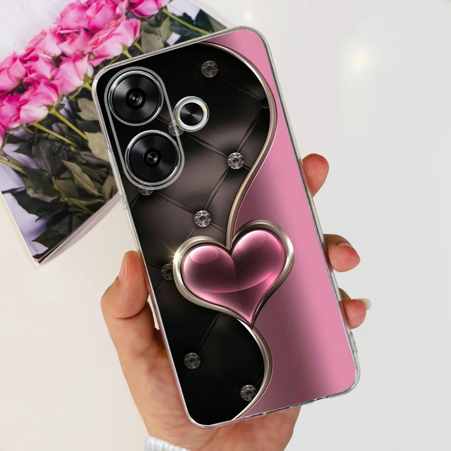 Cute Painted Soft Silicone Phone Case Cover